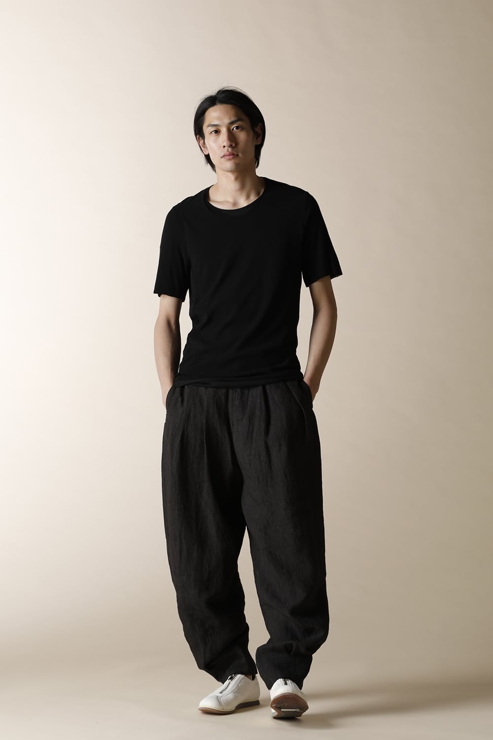 LAYERED SHORT SLEEVE T-SHIRTS - CT40S-LJ36_black