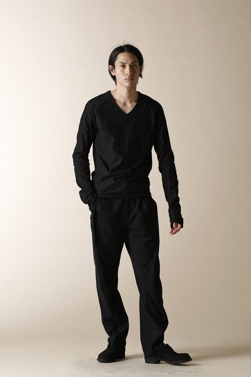 LAYERD LONG SLEEVE SHIRTS - CT34-LJ26_black
