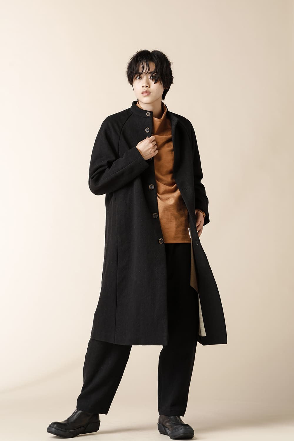 DUSTER COAT- CO43-HW22_Black