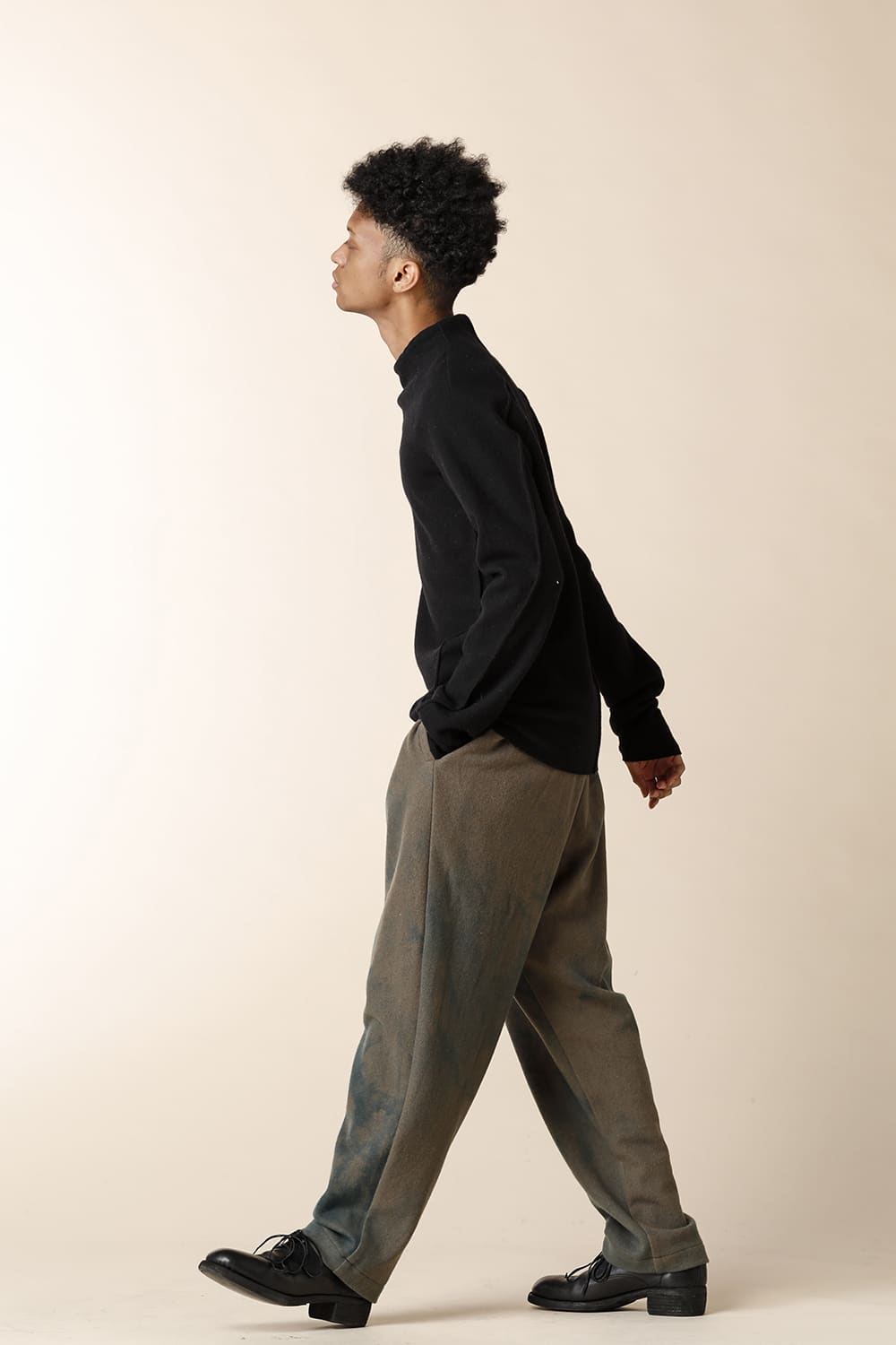 EASY WIDE PANTS PA89L-MJ26 Khaki Green