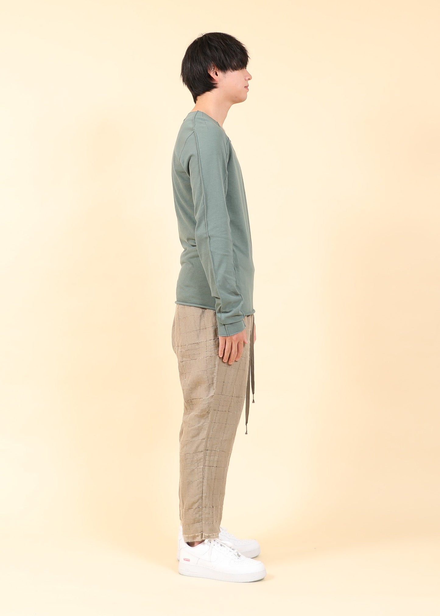 BASIC LONG SLEEVE T-SHIRT - CT28-LJ45 _ black