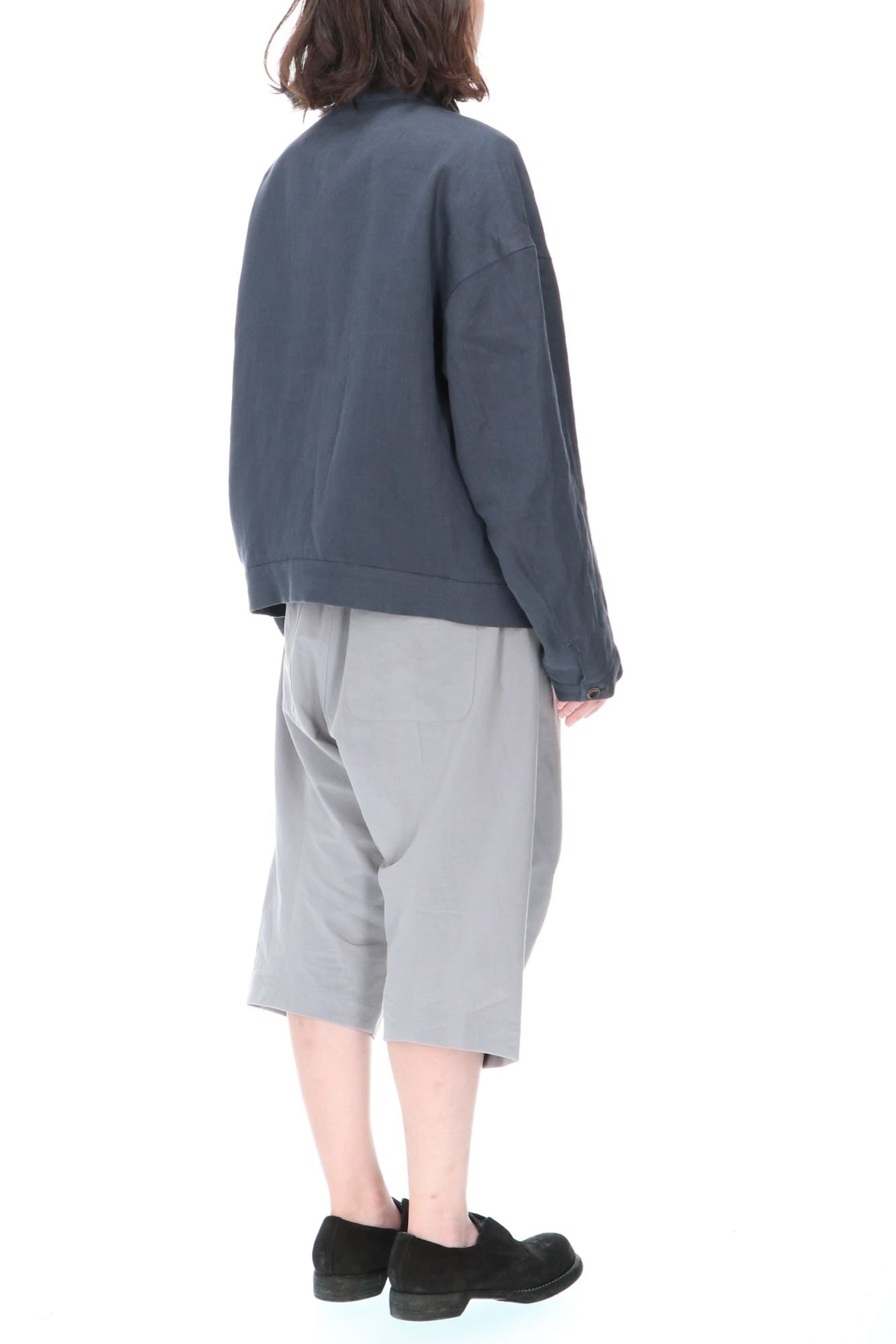 SHORT LENGTH BLOUSON - JK62-LI14_steel gray