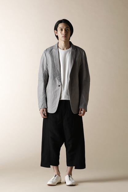 SEMI NOTCHED LAPEL JACKET LIGHT GRAY - JK42H-CLI12_light gray