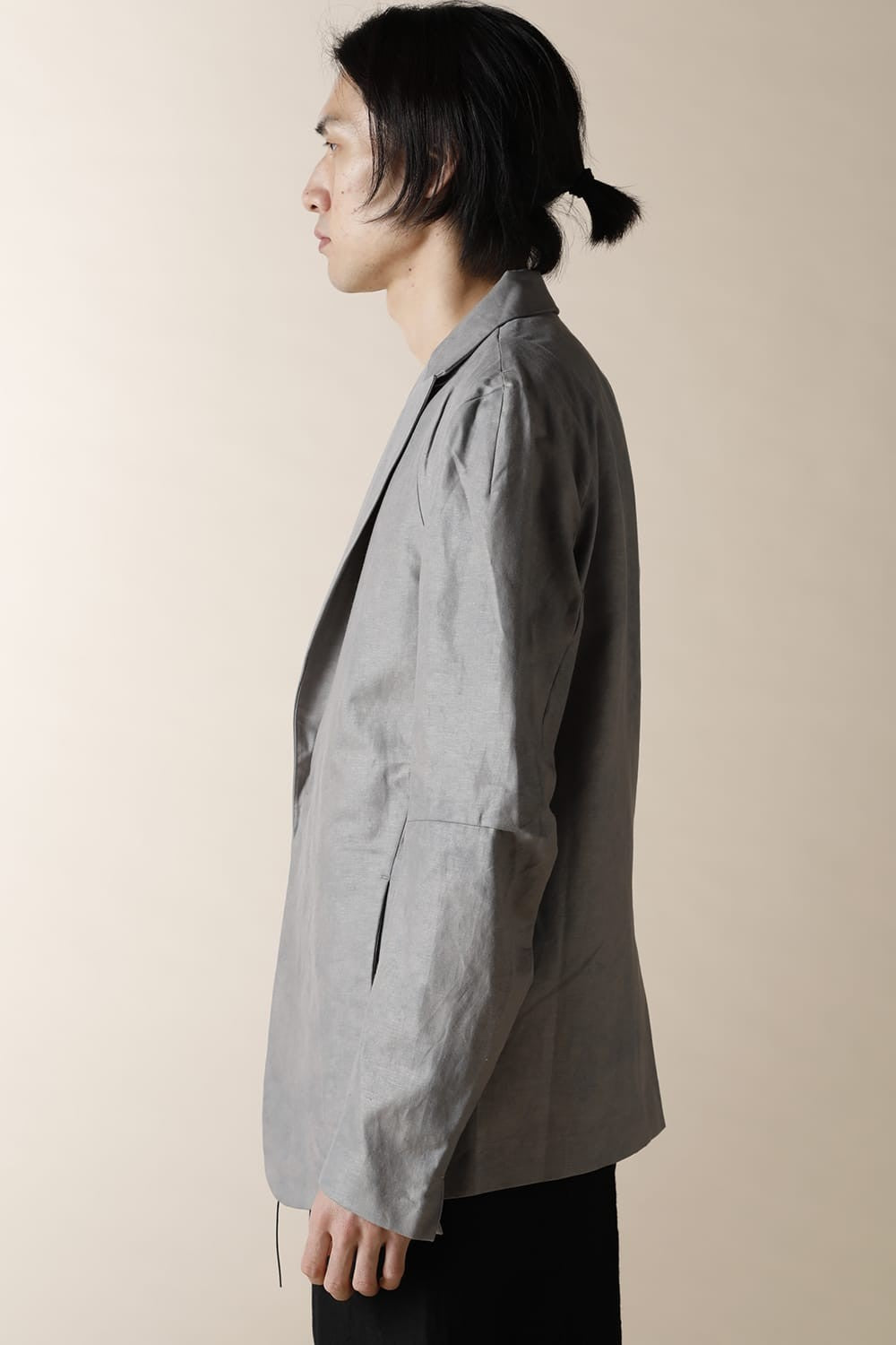 SEMI NOTCHED LAPEL JACKET LIGHT GRAY - JK42H-CLI12_light gray