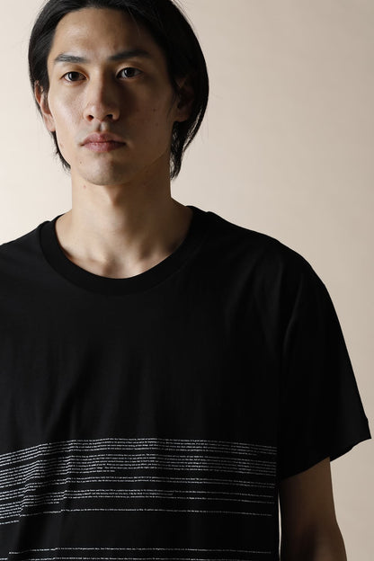 DIARY PRINTED T-SHIRTS - CT51S-LJ35_black