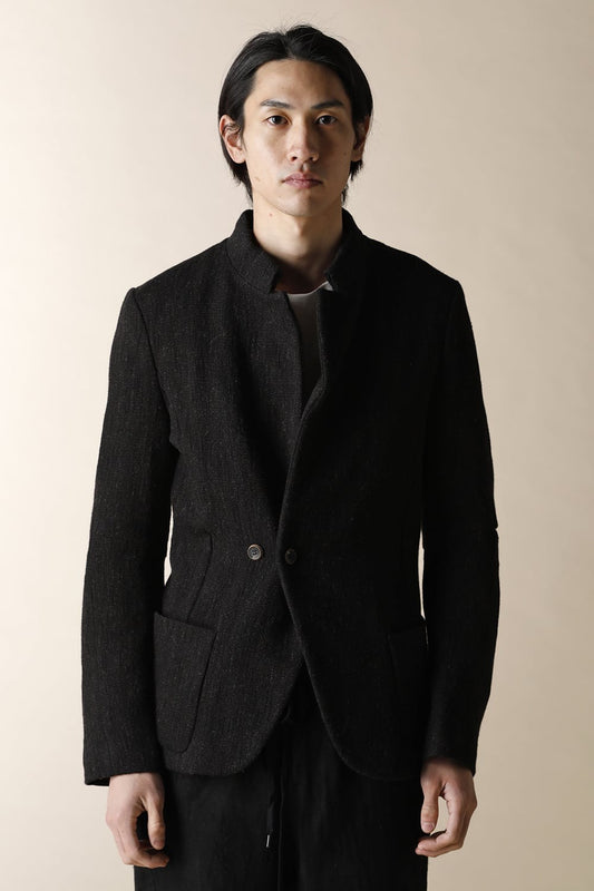 STAND COLLAR TUCK ARM JACKET - JK50-MW6_black