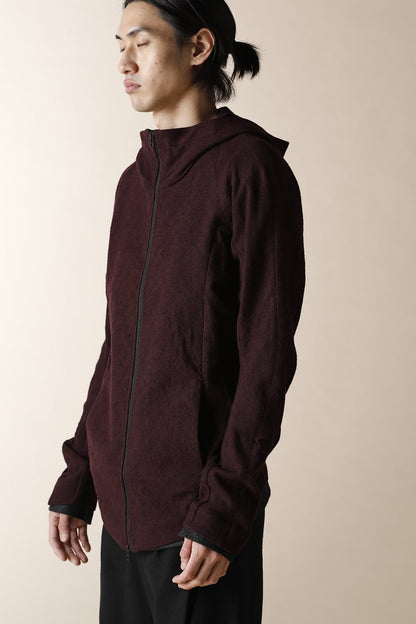 ZIP UP RAGLAN PARKA - CT43-MW9_bordeaux