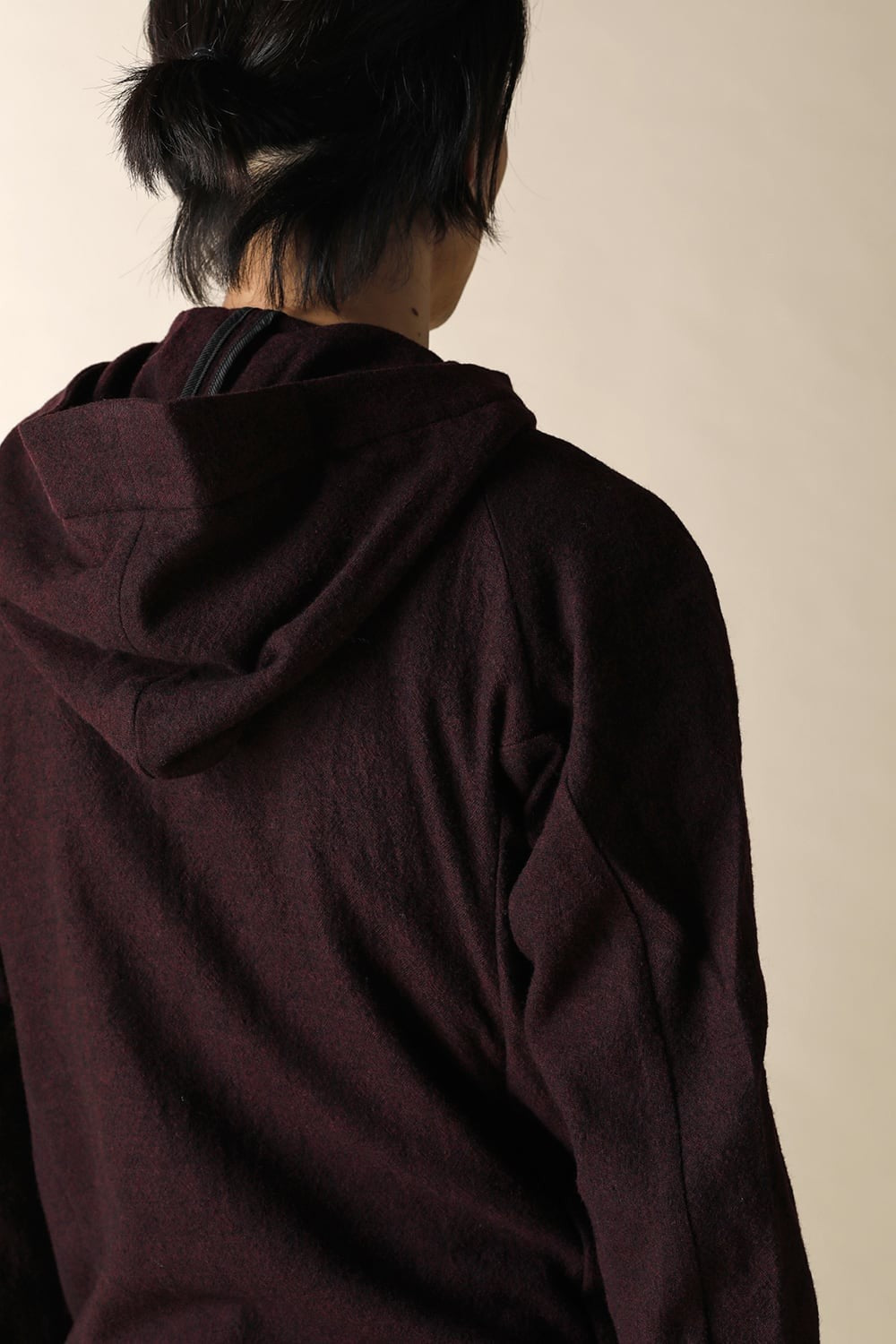 ZIP UP RAGLAN PARKA - CT43-MW9_bordeaux