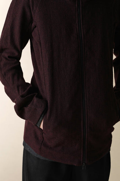 ZIP UP RAGLAN PARKA - CT43-MW9_bordeaux