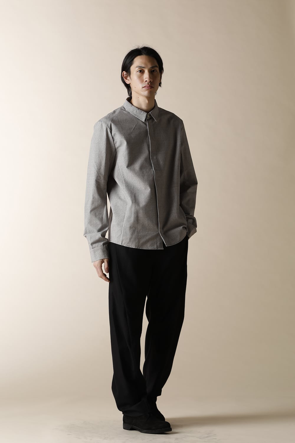 BASIC SHIRTS - SH21-LCW3_Stone Gray