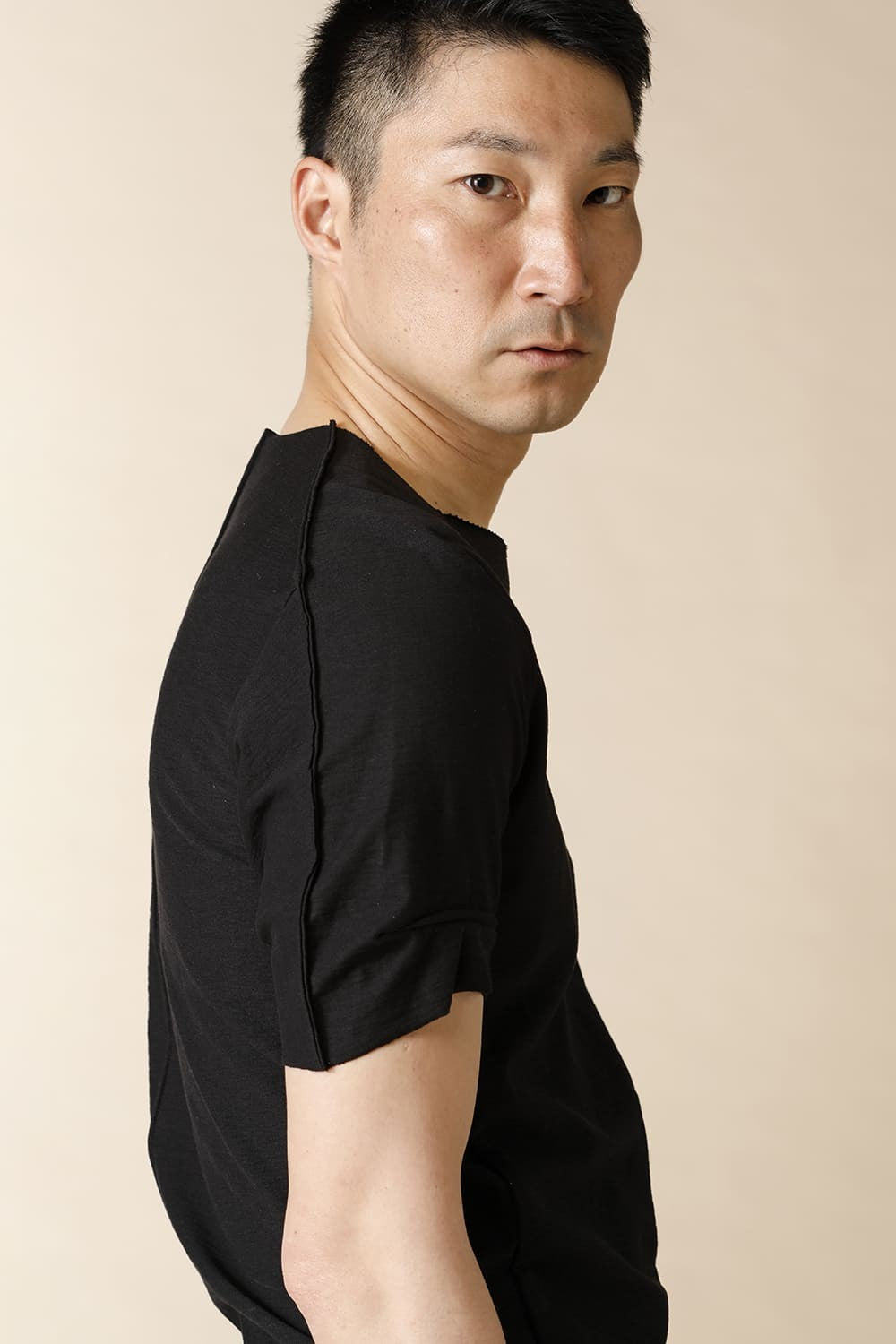 TUCK RAGLAN T-SHIRTS - CT61S-LJ41_black