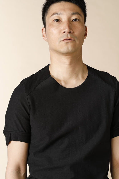 TUCK RAGLAN T-SHIRTS - CT61S-LJ41_black