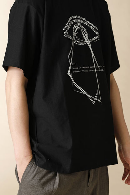 PEEP PRINTE T-SHIRTS Black