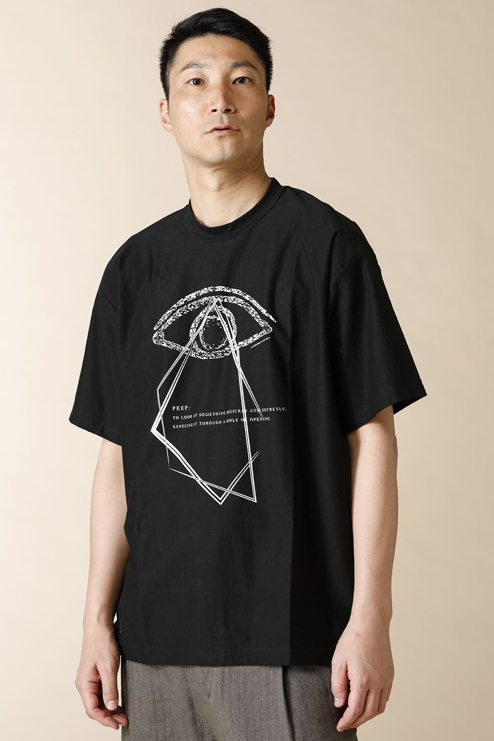 PEEP PRINTE T-SHIRTS Black