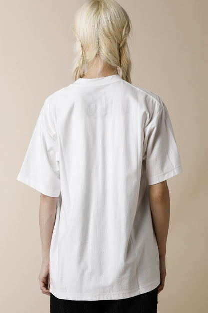 DISCLOSED PRINTE T-SHIRTS White