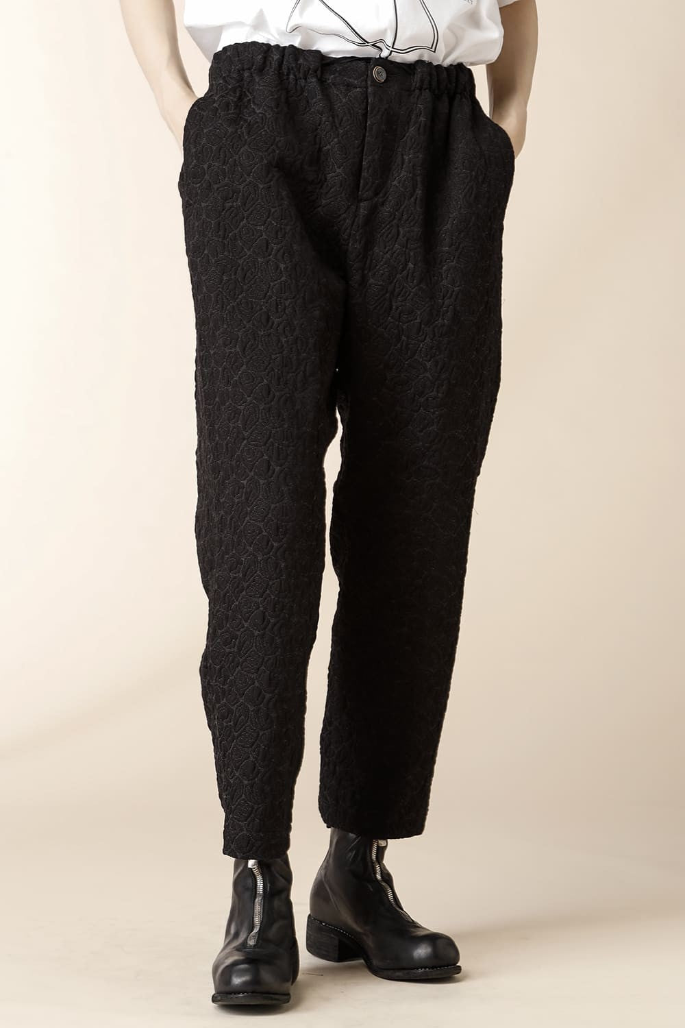 UNISEX EASY WIDE PANTS _ PA89L-MC9_black