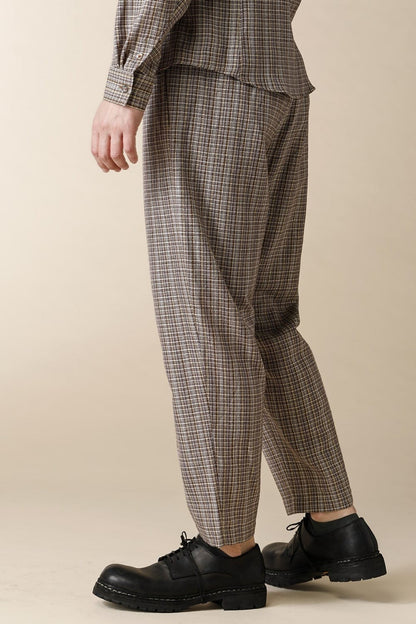 UNISEX EASY WIDE PANTS _ PA89L-LW6_brown Yello