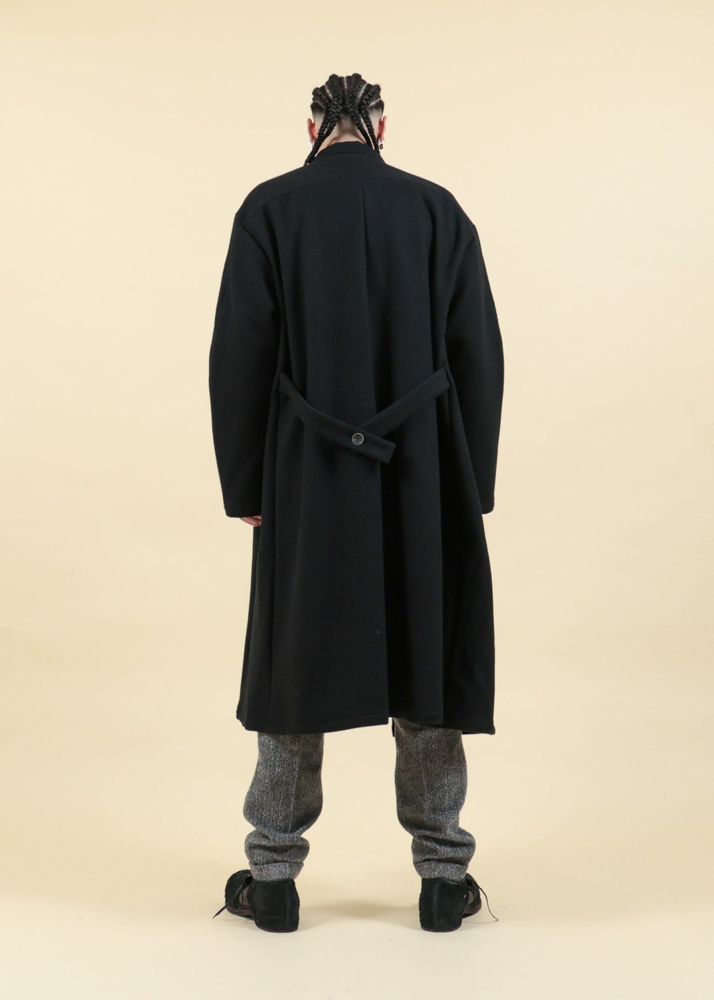 STAND COLLAR LOOSE SILHOUETTE COAT-CO31-MW19_black