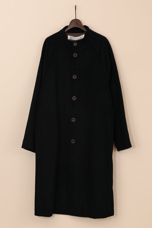 MAO COLLAR DUSTER COAT-CO43-MW19_black