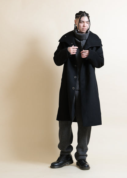 HIGH NECK COAT - CO9-MW19_black