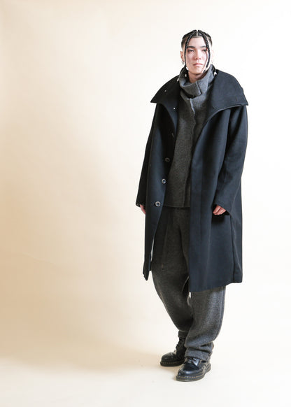 HIGH NECK COAT - CO9-MW19_black