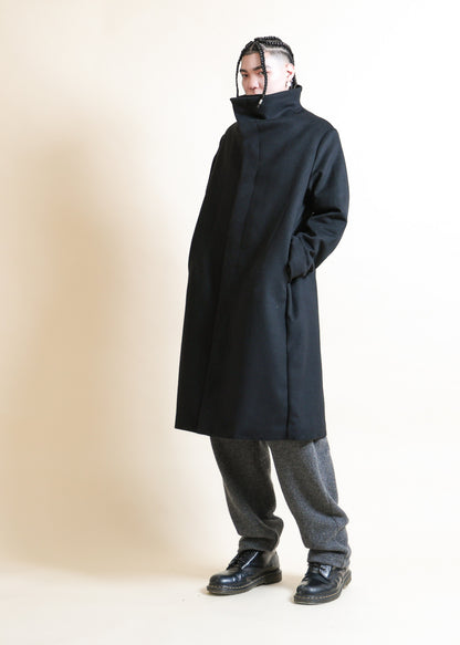 HIGH NECK COAT - CO9-MW19_black