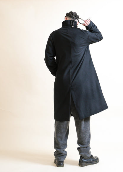 HIGH NECK COAT - CO9-MW19_black