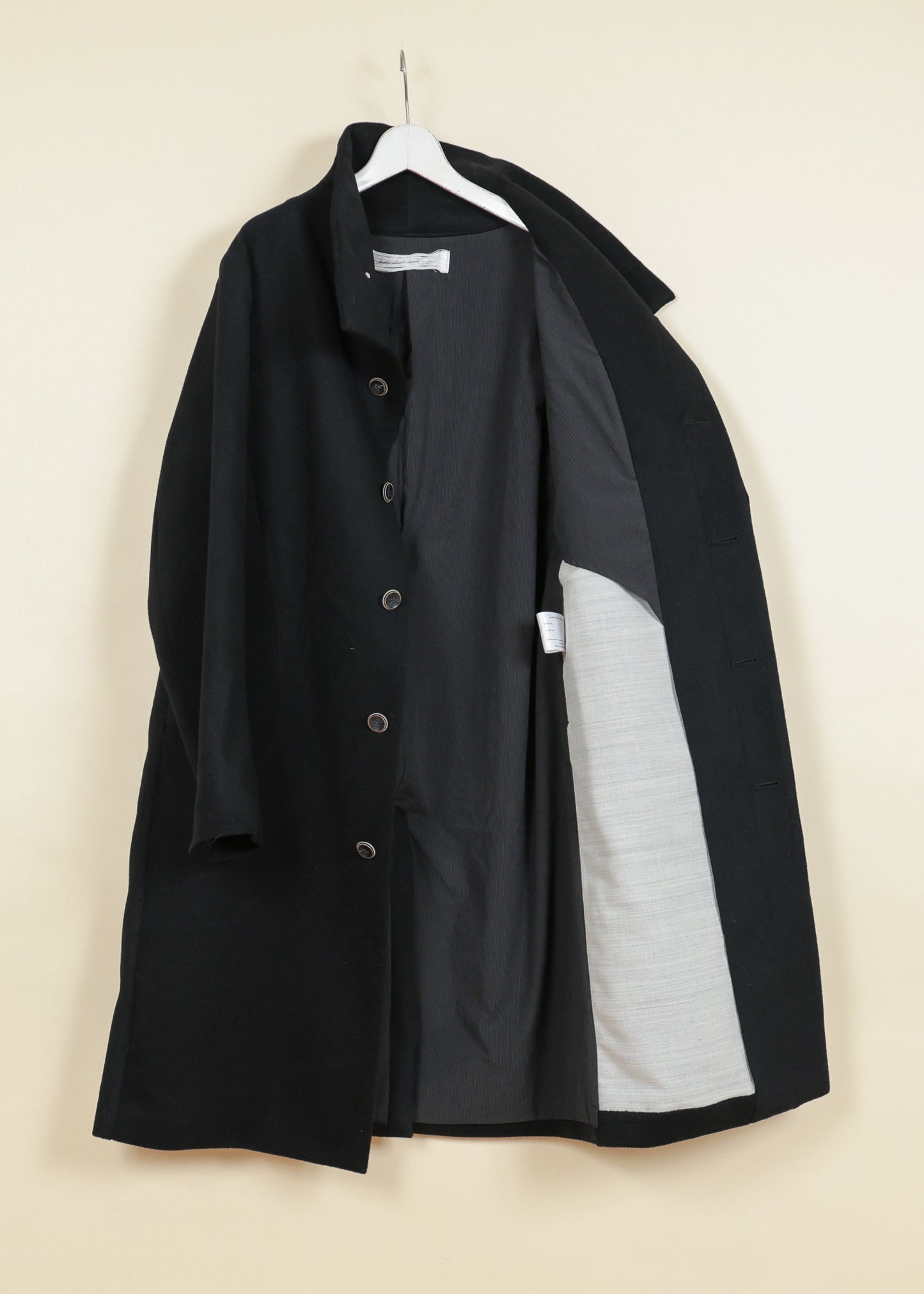 HIGH NECK COAT - CO9-MW19_black