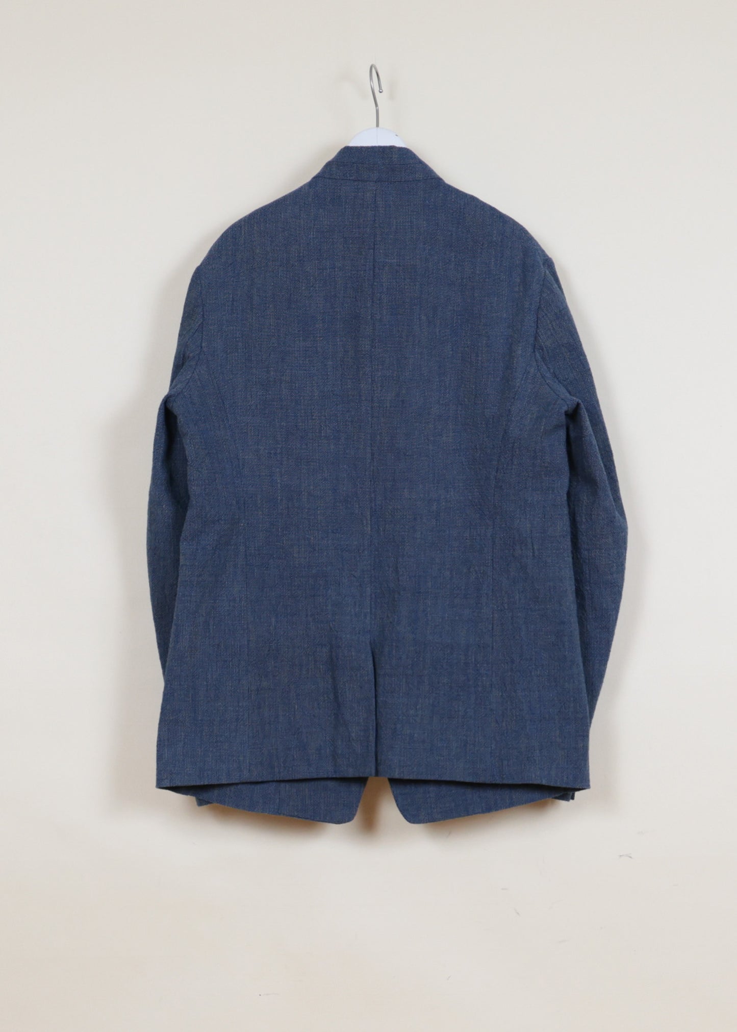 STAND COLLAR JACKET - JK45-MC13_indigo - yellow