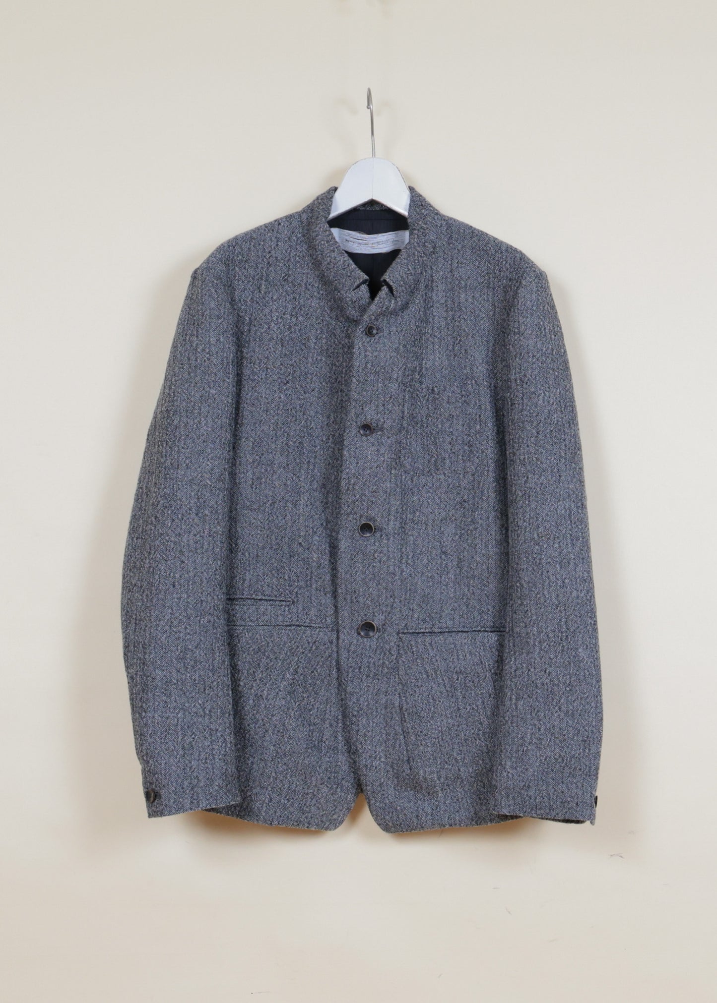 STAND COLLAR JACKET-JK45-MW20_gray black