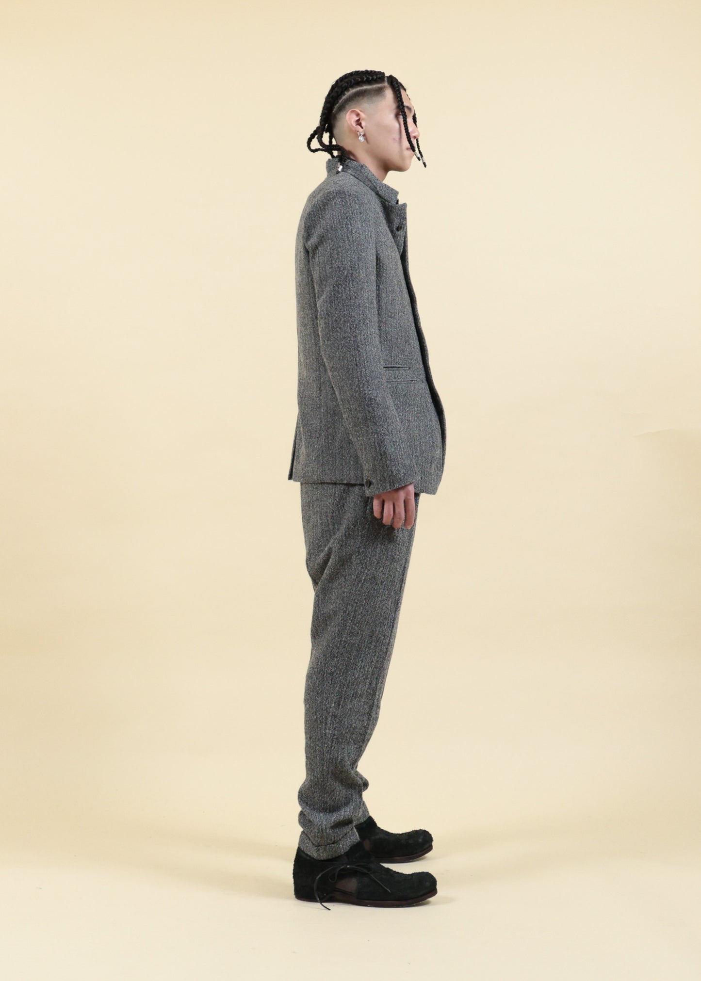 STAND COLLAR JACKET-JK45-MW20_gray black