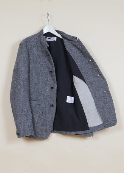 STAND COLLAR JACKET-JK45-MW20_gray black