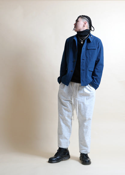 WORK-STYLE JACKET - JK57-LC42_indigo blue