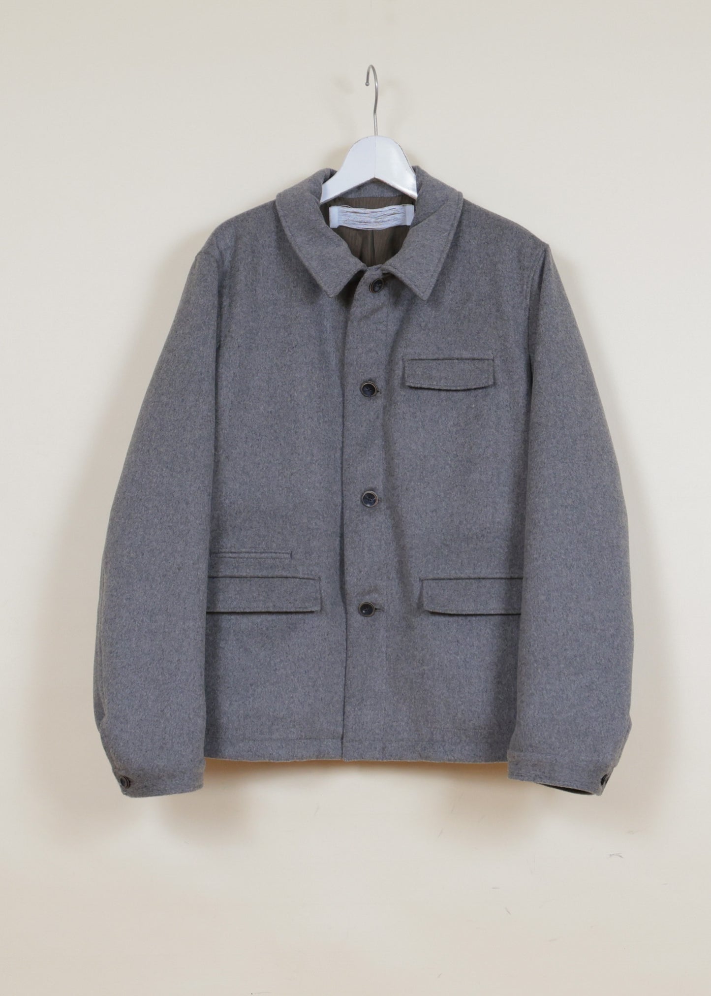 WORK-STYLE JACKET - JK57-MW19_beige gray