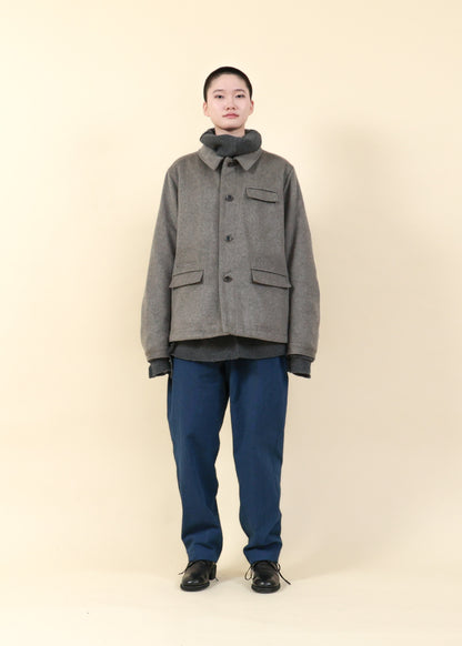 WORK-STYLE JACKET - JK57-MW19_beige gray