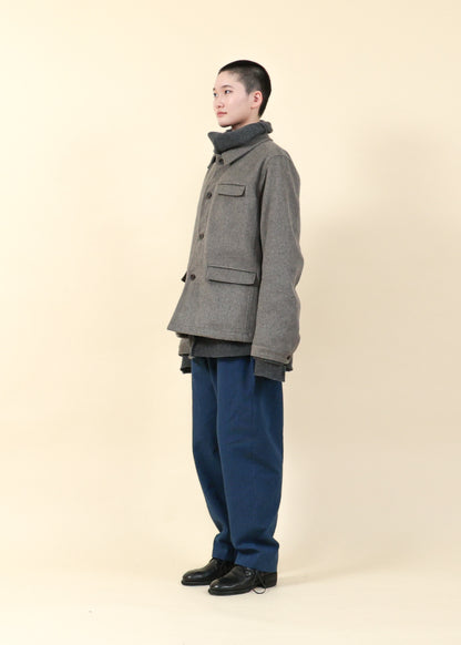 WORK-STYLE JACKET - JK57-MW19_beige gray