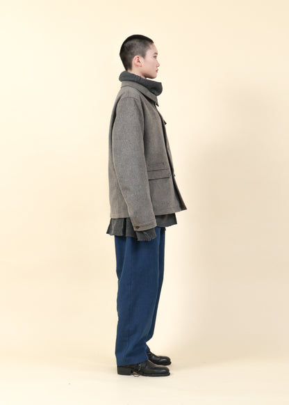 WORK-STYLE JACKET - JK57-MW19_beige gray