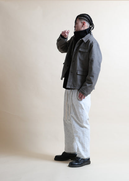 WORK-STYLE JACKET - JK57-MW19_beige gray