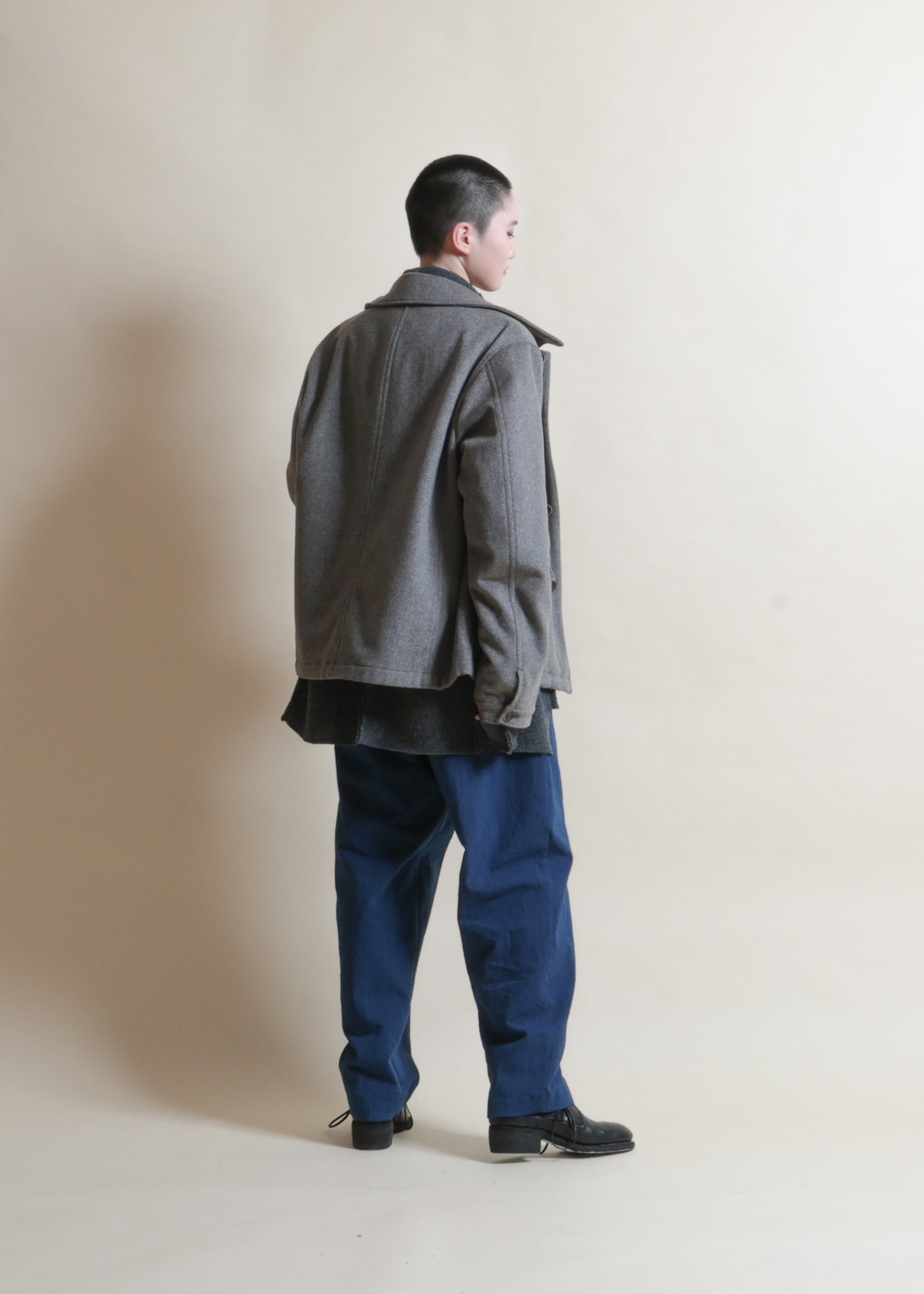 WORK-STYLE JACKET - JK57-MW19_beige gray