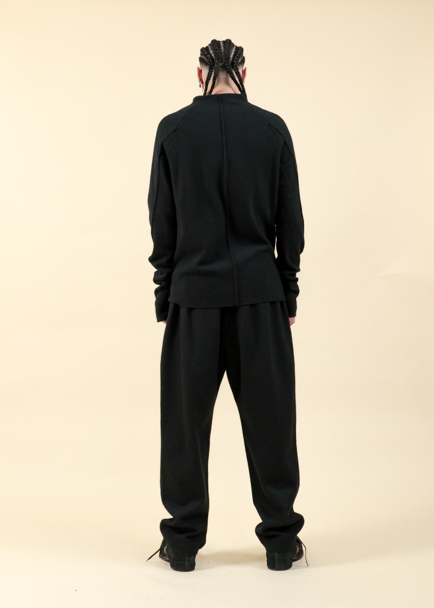 NARROW NECK LONG SLEEVE T-SHIRTS-CT66-MJ26_black