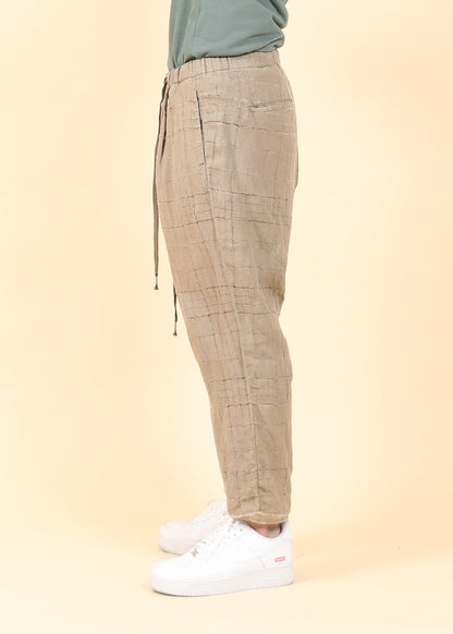 LAYERED EASY PANTS - PA101-LI25_cafe