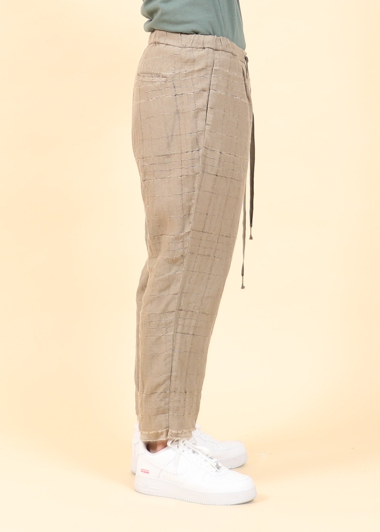 LAYERED EASY PANTS - PA101-LI25_cafe