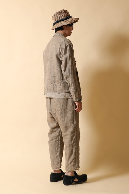 LAYERED EASY PANTS - PA101-LI25_cafe