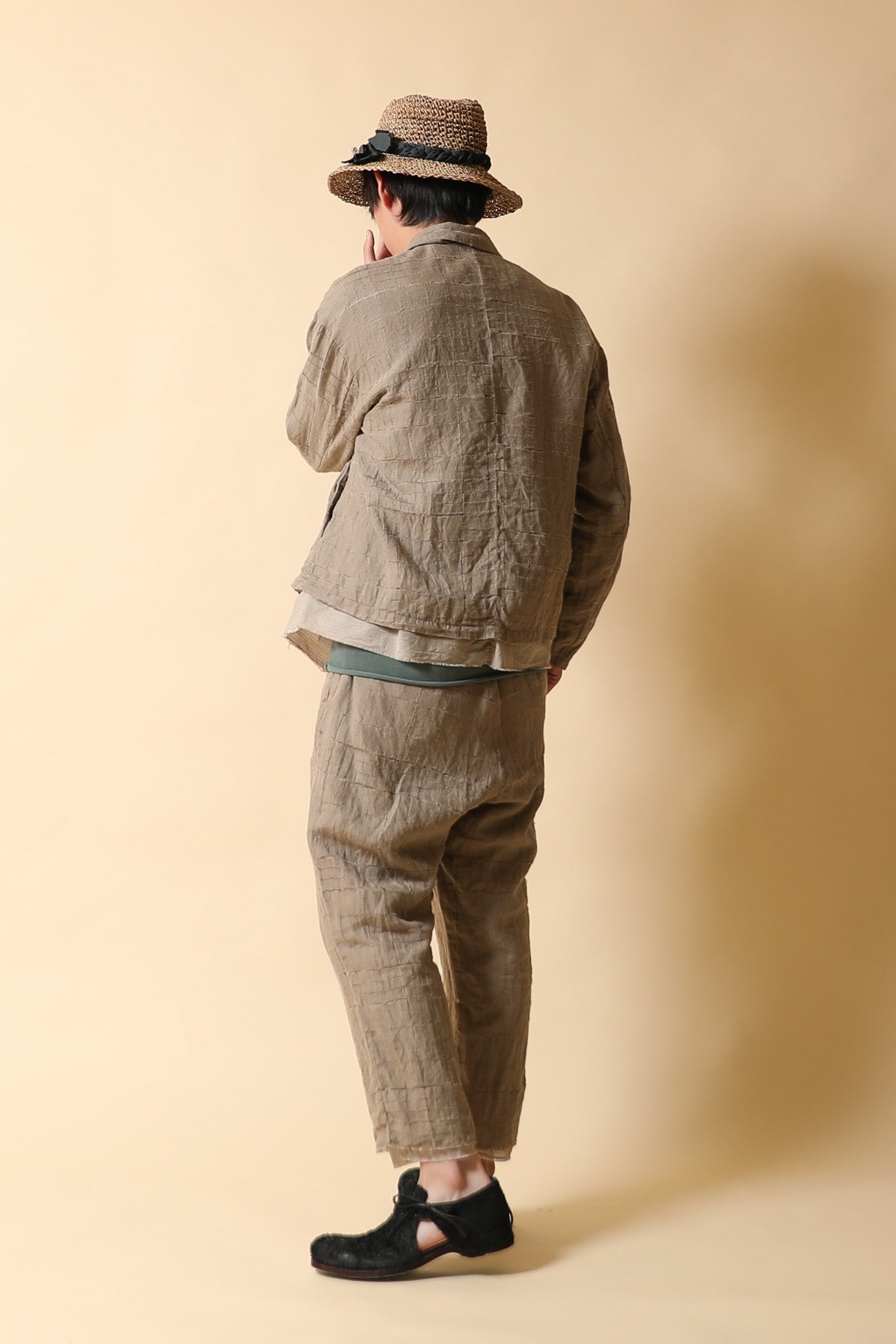 LAYERED EASY PANTS - PA101-LI25_cafe