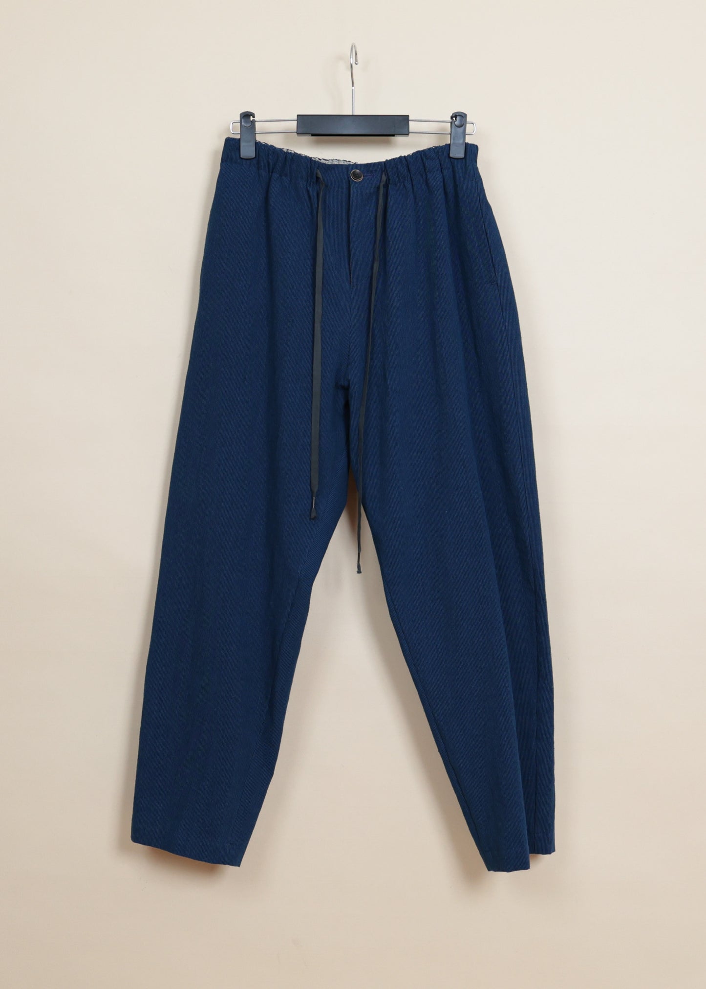 ELASTIC WAIST EASY WIDE PANTS-PA89L-LC42_indigo blue