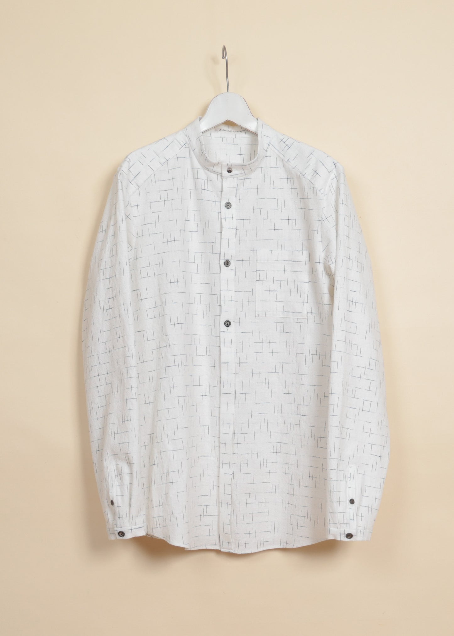 MAO COLLAR SHIRTS - SH51-LC43_white