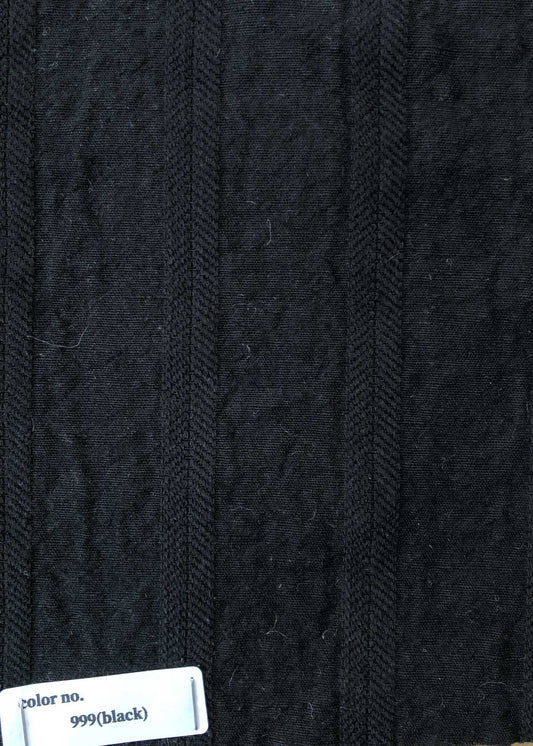 Garment Dyed Herringbone Switchable Weave Shirt – Black / SH60-CLI29-999
