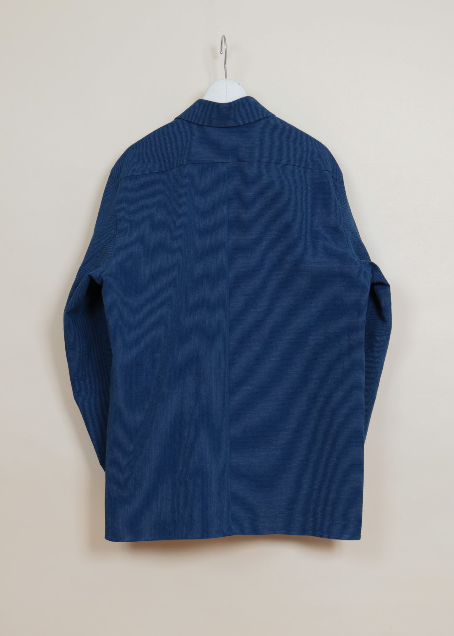 SWITCHABLE MATERIAL SHIRT - SH60-LC42_indigo blue