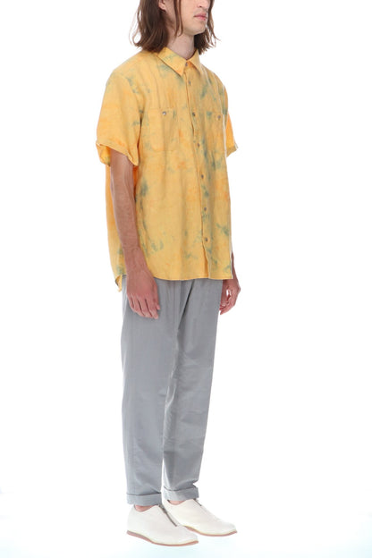 SHORT SLEEVE WIDE SHIRTS - SH53S-LI18_Mottled Orange