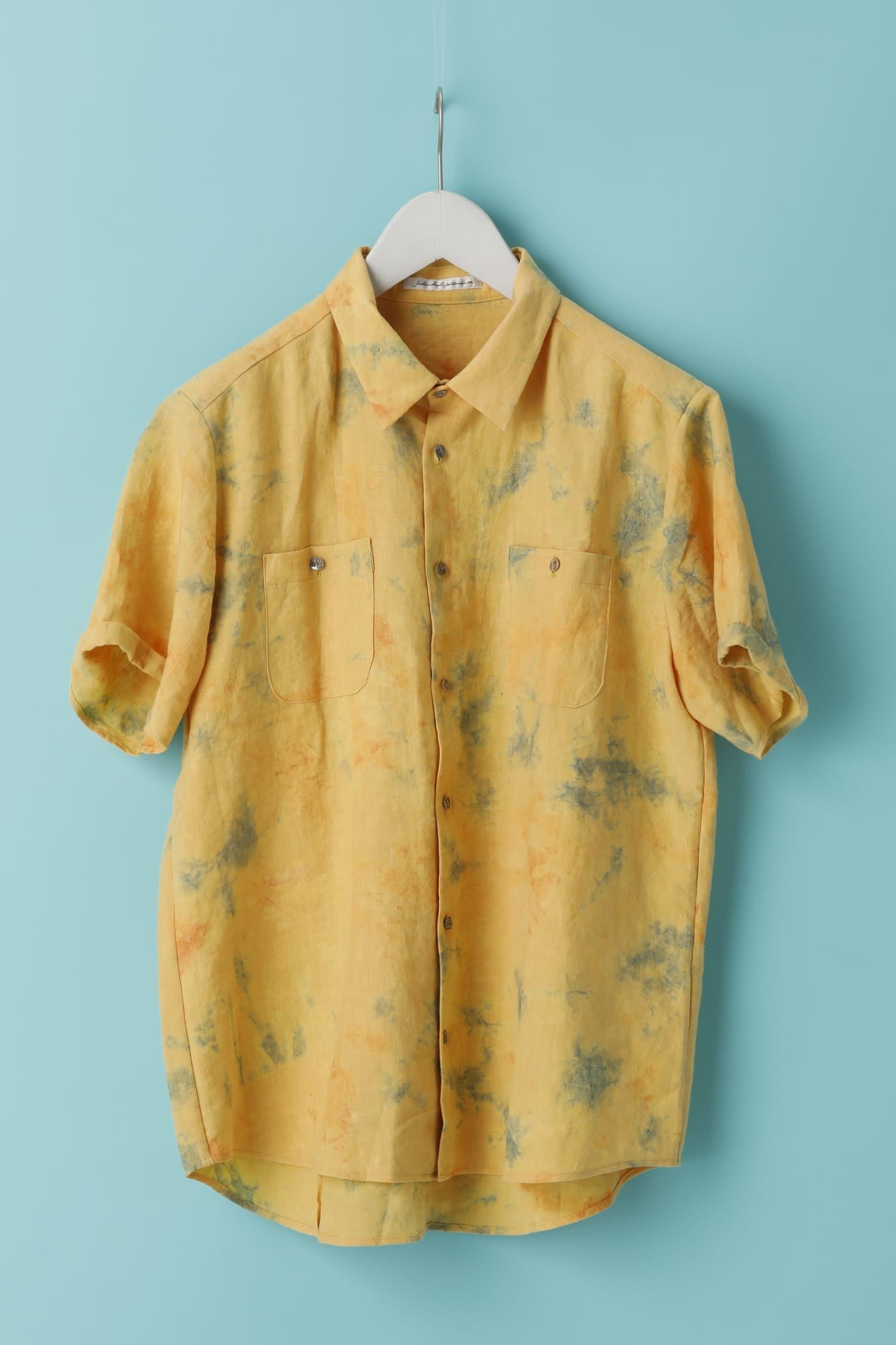 SHORT SLEEVE WIDE SHIRTS - SH53S-LI18_Mottled Orange